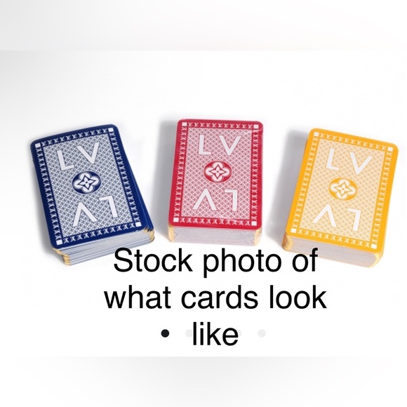 ULTRA RARE LOUIS VUITTON Monogram Fleur 3 Pack Playing Cards UNOPENED - Picture 10 of 10